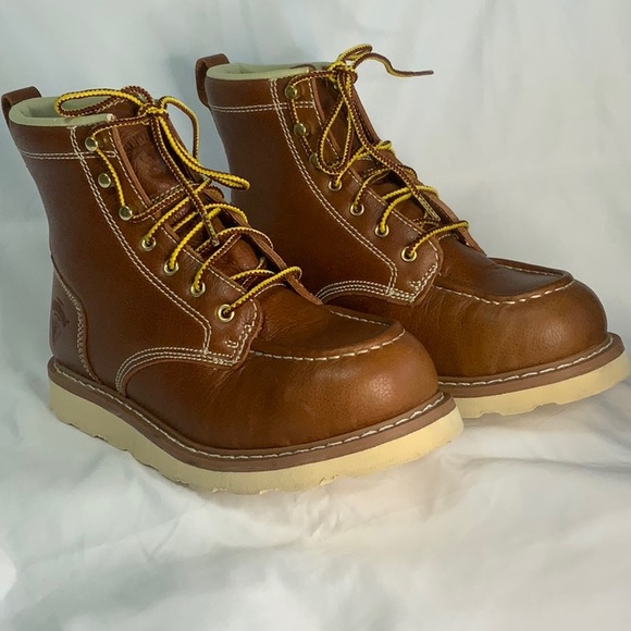 Herman Survivors Men's Oakridge 6" Steel Toe Work Boots - Picture 3 of 16